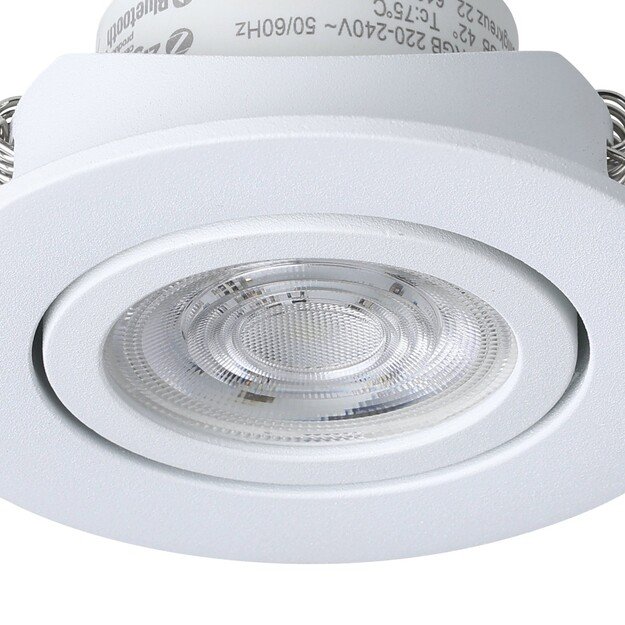 EGLO - Saliceto-Z Recessed Light - White Ø8.8 cm - RGB + Tunable White - Zigbee & Bluetooth