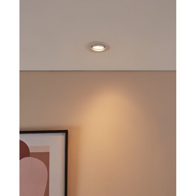 EGLO - Saliceto-Z Recessed Light - White Ø8.8 cm - RGB + Tunable White - Zigbee & Bluetooth