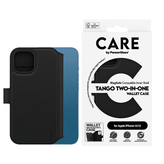 CARE by PanzerGlass - Feature Case Tango 2in1 Wallet iPhone 14/13