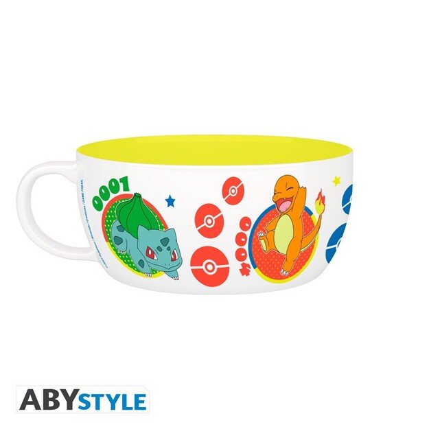 POKEMON - Breakfast Set Mug + Bowl - Pikachu & Kanto Starters