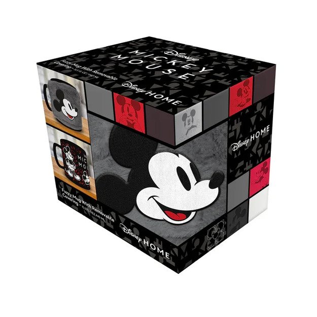MICKEY/ MINNIE MOUSE FUZZY MUG