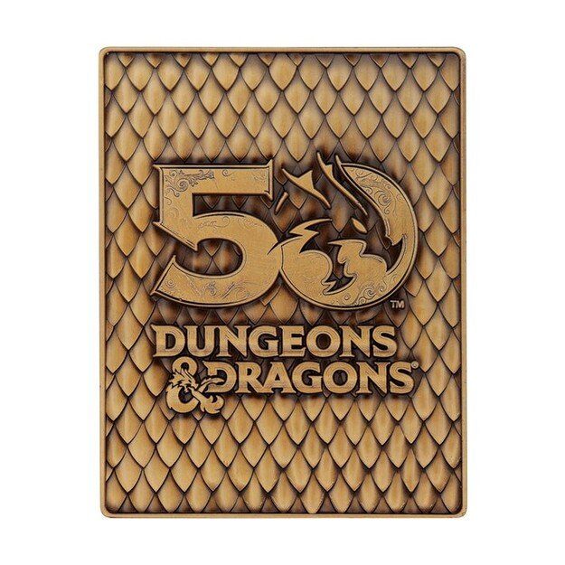 Dungeons & Dragons 50th Anniversary 1st Edition Book Cover Ingot Set