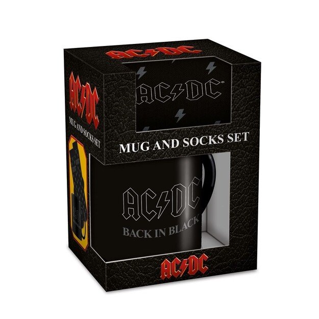 Pyramid International - AC/DC Mug & Sock Set - UK 3-8 / EU 36-41