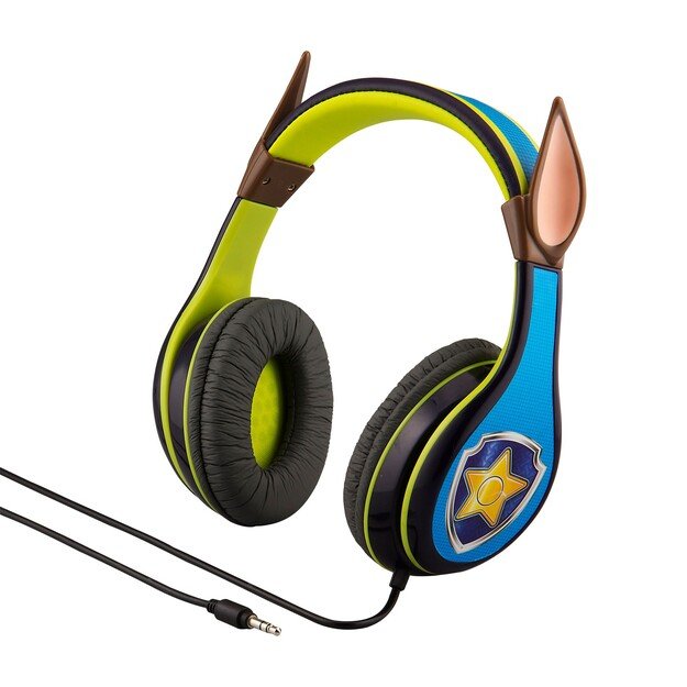 eKids - Disney Paw Patrol Chase Youth Headphones for kids with Volume Control to protect hearing
