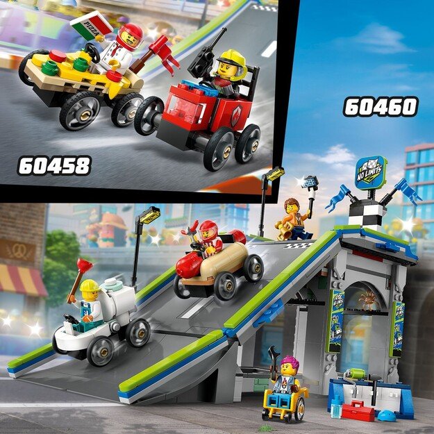 LEGO - LEGO City - Race Car Pack: Aeroplane vs. Hospital Bed (60459)