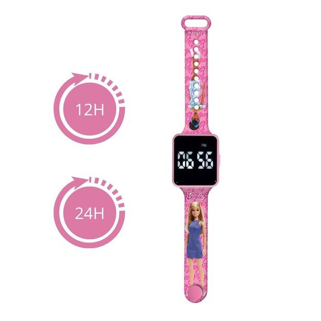Lexibook - Barbie LED Digital Watch - (DMW060BB)