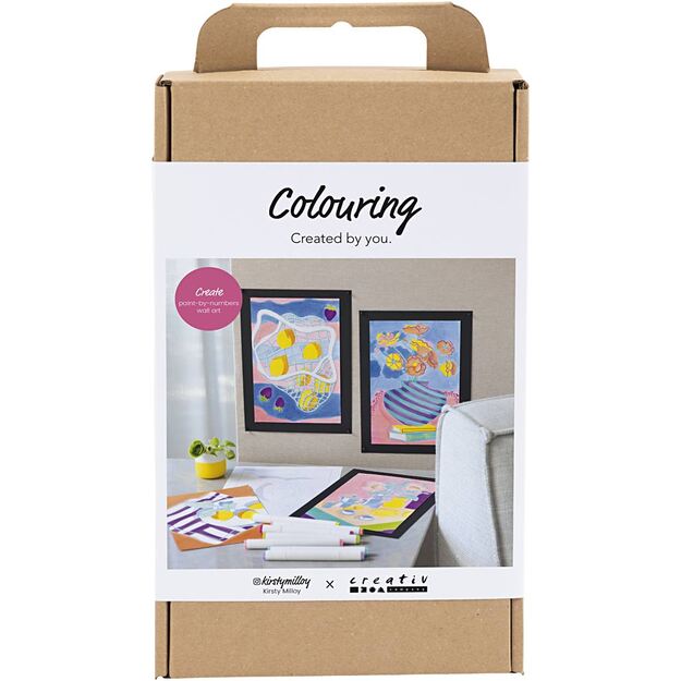 Creative - Craft Kit Colouring, Paint by numbers, markers, 1 pack - ()