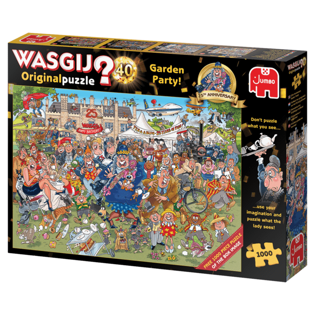 Wasgij - Original - #40 - Garden Party! 25th anniversary (2x1000 pieces) (JUM5019)