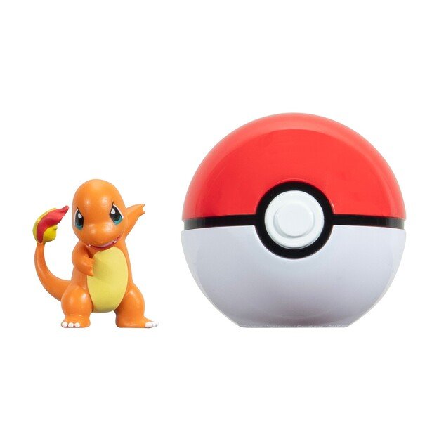 Pokemon - Clip N Go Charmander With Poke Ball (PKW3635)