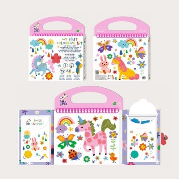 Haku Yoka - My First Colouring Kit - Unicorn Friends (59CS223069)