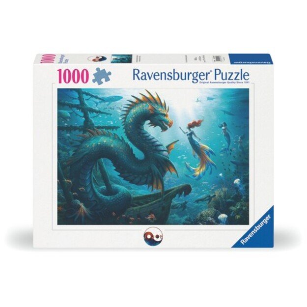 Ravensburger - Enchanted Depths Dragon Mermaid - 1000p (12001434)