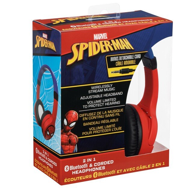 Ekids - Marvel Spiderman Bluetooth Headphones