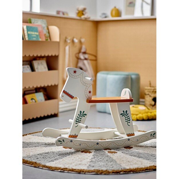 Bloomingville MINI - Ruddy Rocking Toy, Horse, White, MDF (82062080)