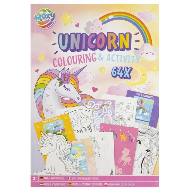 Moxy - Colouring & Activity Book - Unicorn (150068)