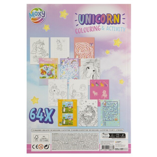 Moxy - Colouring & Activity Book - Unicorn (150068)