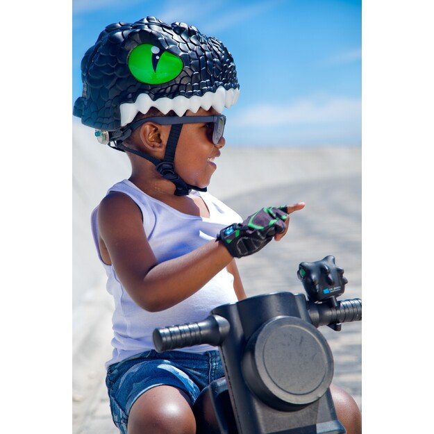 Crazy Safety - Dragon Bicycle Helmet - Black (100201-01-01)
