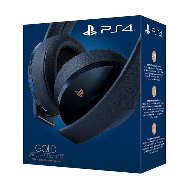 PS4 500 Million Limited Edition Gold Headset

  - PlayStation 4