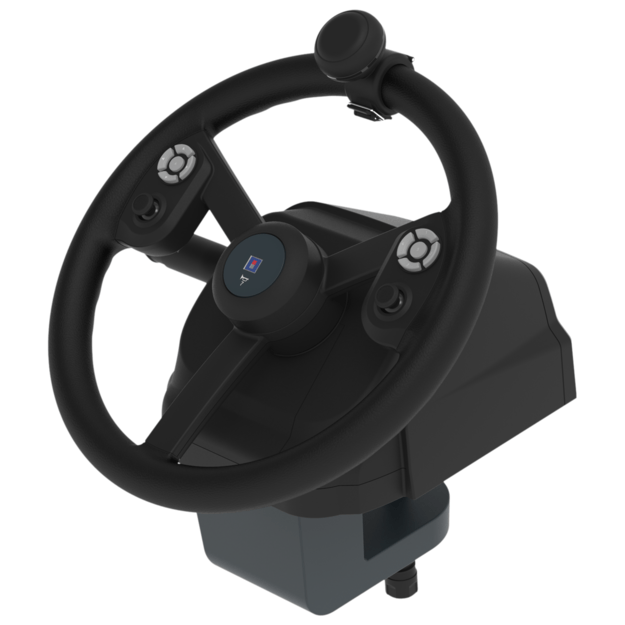 HORI - Farming Control System for PC (Windows 11/10) for Farming Simulator with Full-Size Steering Wheel, Control Panel & Pedals