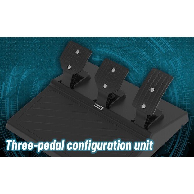 HORI - Farming Control System for PC (Windows 11/10) for Farming Simulator with Full-Size Steering Wheel, Control Panel & Pedals