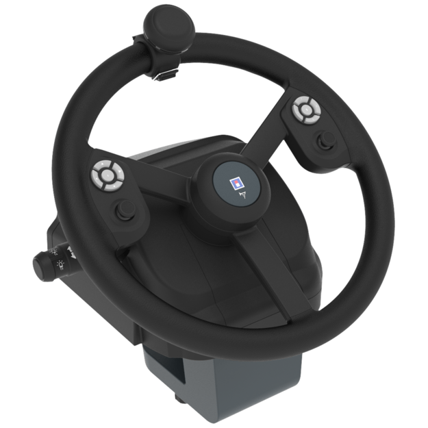 HORI - Farming Control System for PC (Windows 11/10) for Farming Simulator with Full-Size Steering Wheel, Control Panel & Pedals