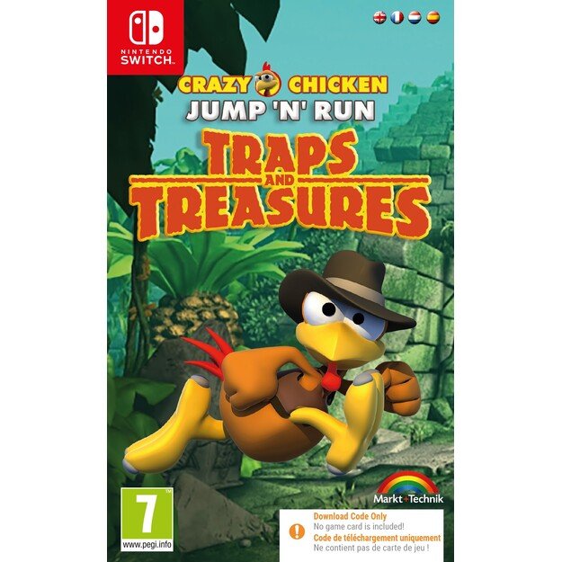 Crazy Chicken: Traps And Treasures (Code In A Box)
      
        - Nintendo Switch