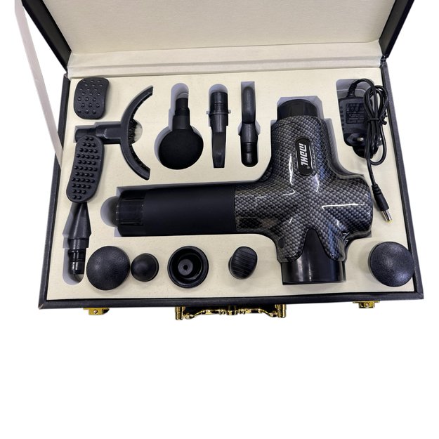 MASSAGE GUN BACK BODY MASSAGE GUN 12 HEAD TIPS