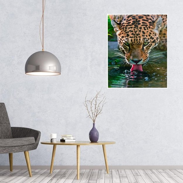 MALOWANIE PO NUMERACH OBRAZ Z RAMĄ  DIY ZESTAW PĘDZLE FARBY PŁÓTNO 30x40 16