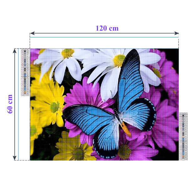Didelis deimantinis siuvinėjimas 120x60 deimantinis paveikslas su deimantine mozaika XXL rinkinys 28 Didelis deimantinis siuvinėjimas 120x60 deimantinis paveikslas su deimantine mozaika XXL rinkinys 28