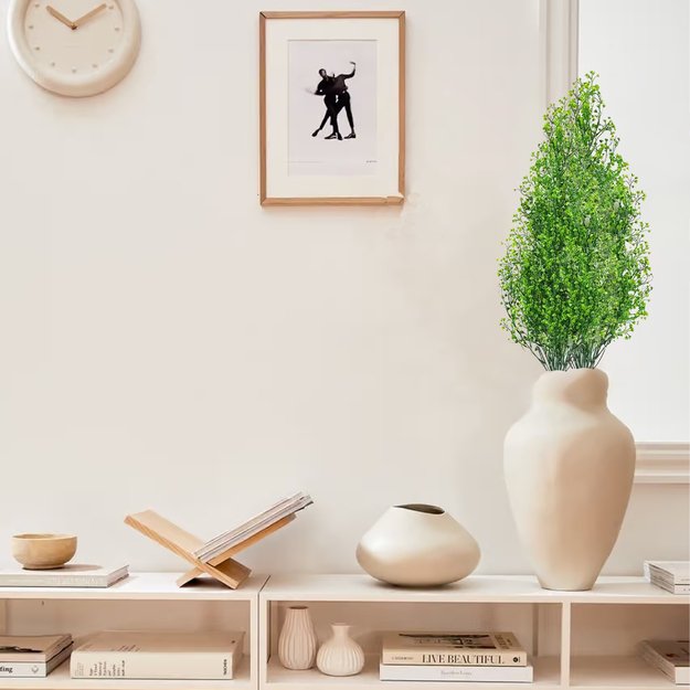 ZESTAW SZTUCZNE KWIATY DEKORACYJNE GIRLANDA KWIATOWA BLUSZCZ 2SZT 80CM 26