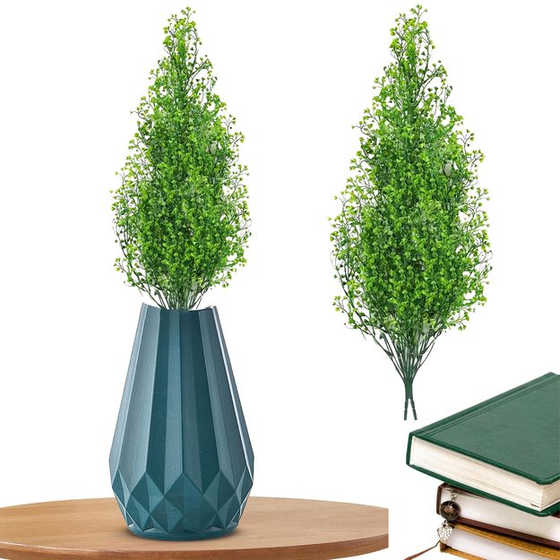 ZESTAW SZTUCZNE KWIATY DEKORACYJNE GIRLANDA KWIATOWA BLUSZCZ 2SZT 80CM
