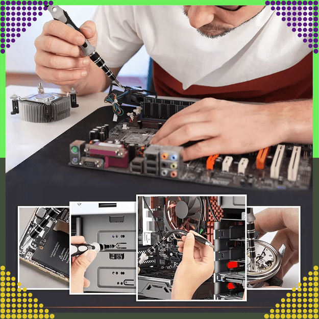 Zestaw Śrubokrętów Precyzyjnych Wkrętaki Torx Śrubokręty Precyzyjne 115w1 16