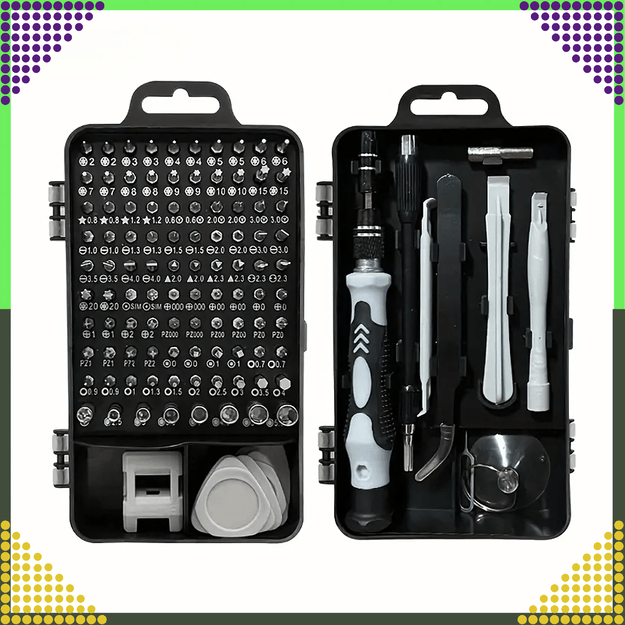 Zestaw Śrubokrętów Precyzyjnych Wkrętaki Torx Śrubokręty Precyzyjne 115w1 3