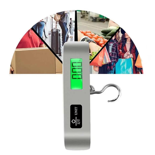 Konkskaaluga kalapüügikohver, digitaalne, elektrooniline, käsitsi juhitav, 50 kg