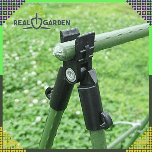 Sodo stulpų jungtis su atlenkiamu viršumi 9 mm (10 vnt.)