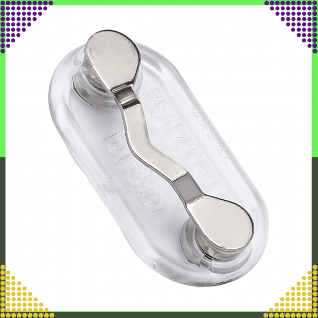 Magnetic Clip Holder for Glasses Headphones ID Badge for Clothing