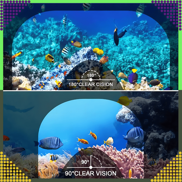 Maska do Nurkowania Pływania Snorkelingu Wody Pełnotwarzowa na Basen L/XL  11