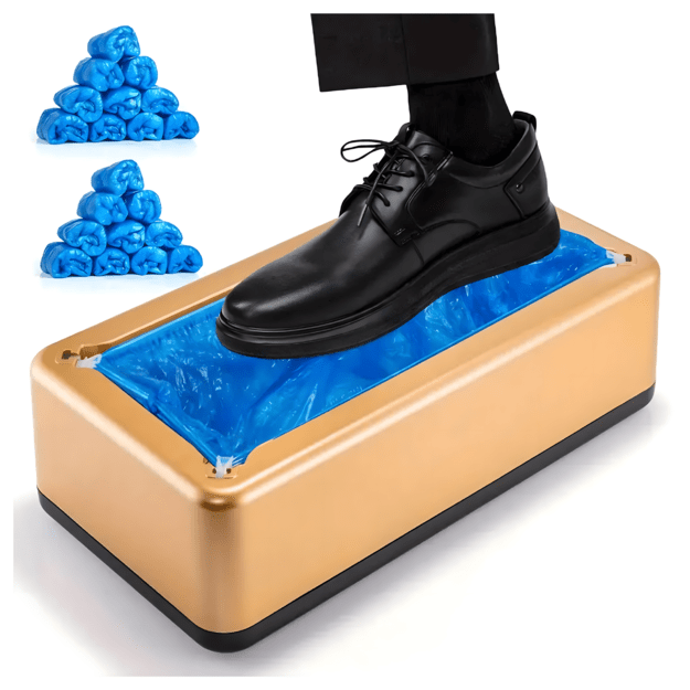 Automatic Shoe Cover Dispenser Container + 20 Bags