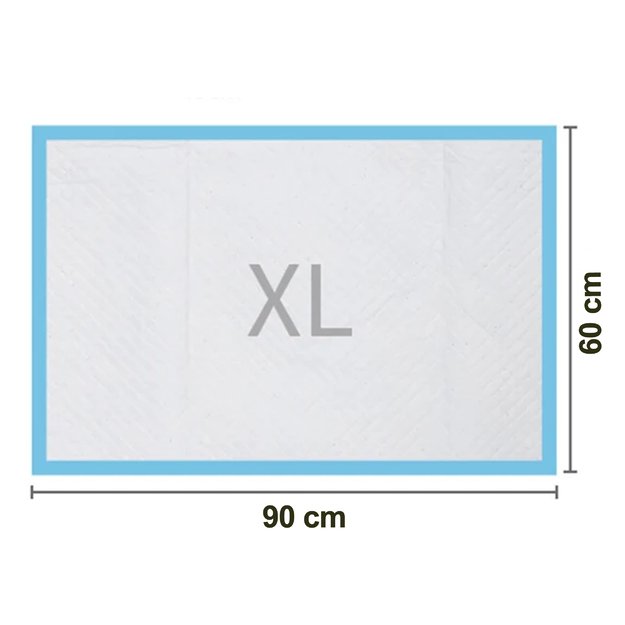 PODKŁADY MATY HIGIENICZNE DLA PSA DO NAUKI SIKANIA 90x60cm GRUBE 100 SZTUK 19