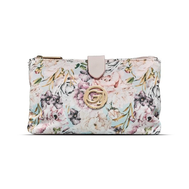 Gillian Jones - THE WEEKENDER 466 purse - Rose flowerprint
