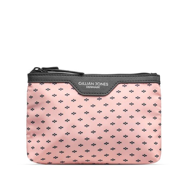 Gillian Jones - 466 purse - Rose w/ black print