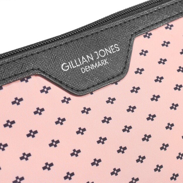 Gillian Jones - 466 purse - Rose w/ black print