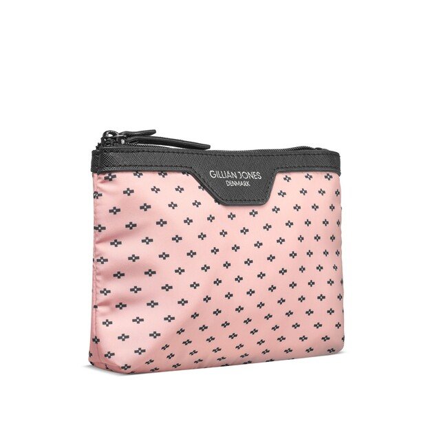 Gillian Jones - 466 purse - Rose w/ black print