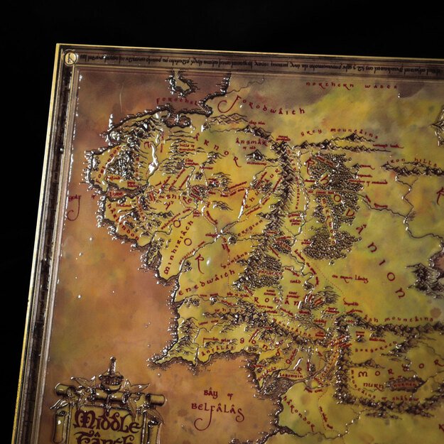 The Lord of the Rings Metal Map 3