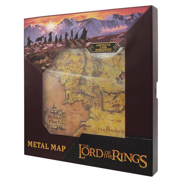 The Lord of the Rings Metal Map 7