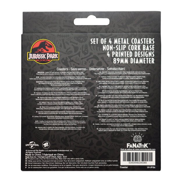 Jurassic Park Printed Drinks Coasters 10