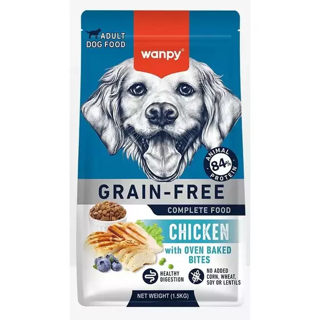 wanpy - Adult Dog Food with Chicken - 1.5kg