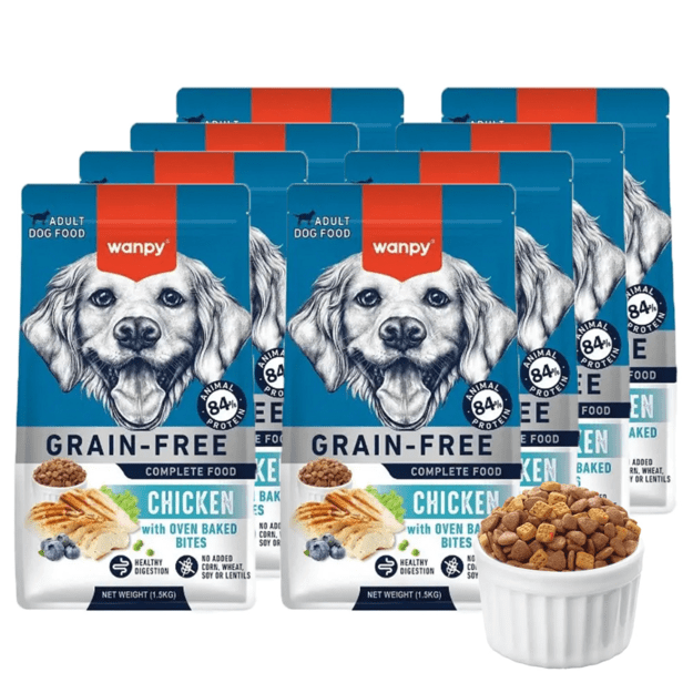 wanpy - Adult Dog Food with Chicken - 1.5kg 3