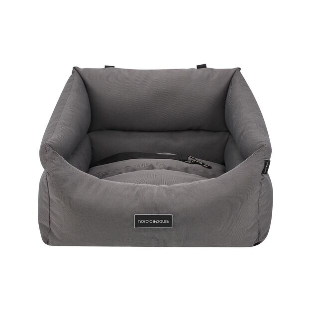 Nordic paws - Berta Carseat - Grey - 50 x 45 x 30 cm