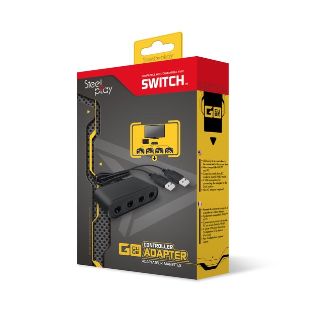 Steelplay Gamecube® Controllers Adapter Switch 1