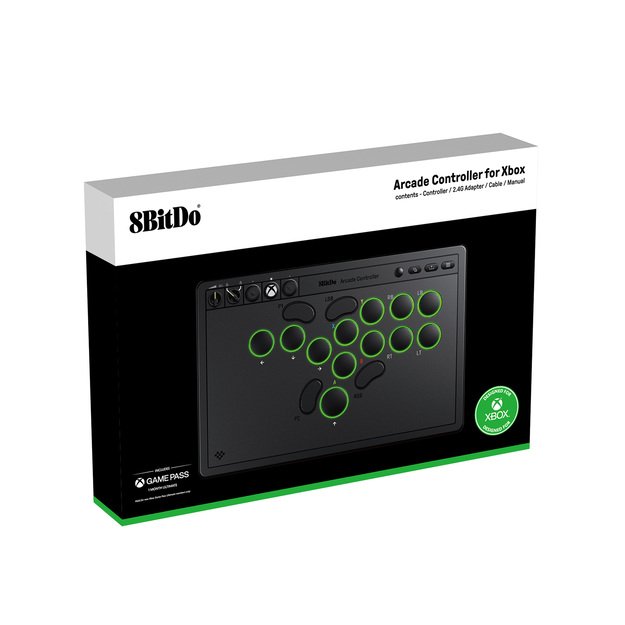 8Bitdo - Arcade Controller Xbox/PC - Black 1